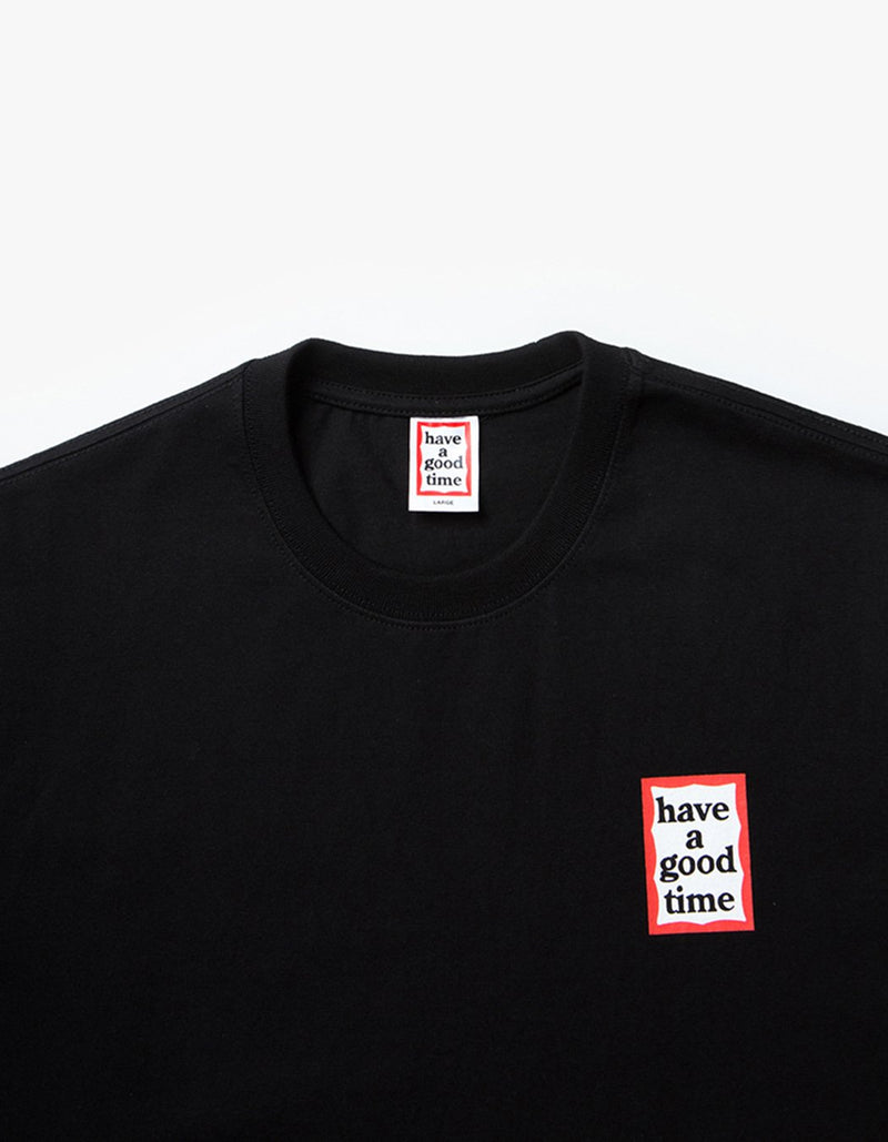 have a good time - Mini Frame Short Sleeve T-shirt - Black