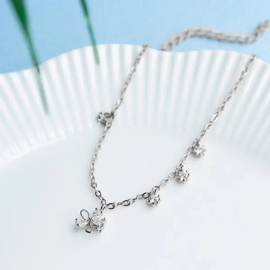 CLUE - Summer Sweet Butterfly Silver Bracelet - CLUE - Accessories - Harumio