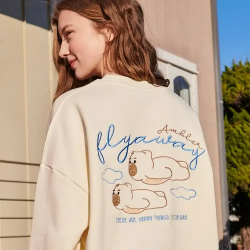 Bellygom x Ambler - Fly Belly Unisex Overfit Sweatshirt - Bellygom x Ambler - Sweatshirt - Harumio