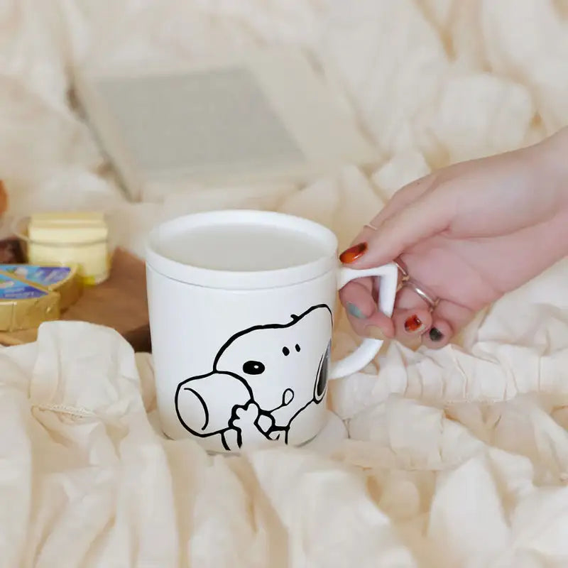 Bo Friends x Peanuts - Snoopy Mug Warmer Set - Bo Friends - Mugs - Harumio