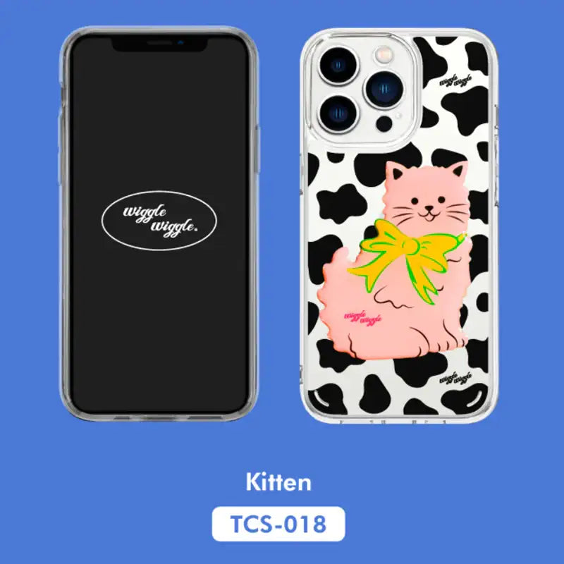 Wiggle Wiggle - Samsung Series Transparent Case & Big Griptok Set 2 - Wiggle Wiggle - Phone Case - Harumio