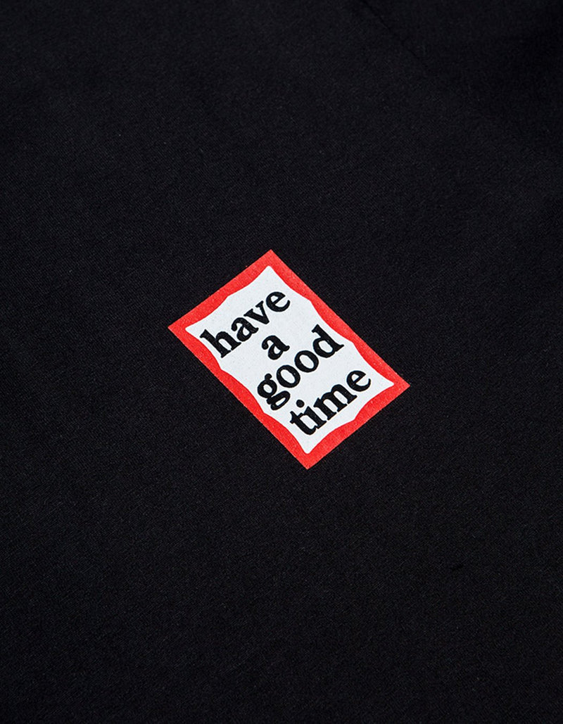 have a good time - Mini Frame Short Sleeve T-shirt - Black