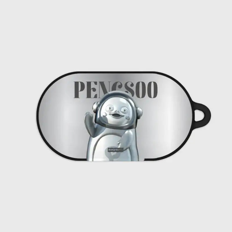 Earpearp x Pengsoo - Steel Pengsoo Buds/Buds Plus Hard Case (Grey) - Earpearp x Pengsoo - Buds Case - Harumio