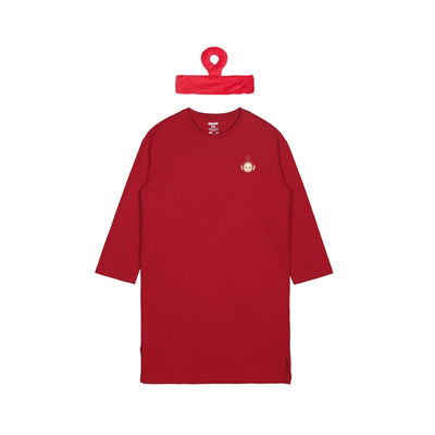 SPAO x Teletubbies - Long-Sleeve T-Shirt Dress and Hairband Set