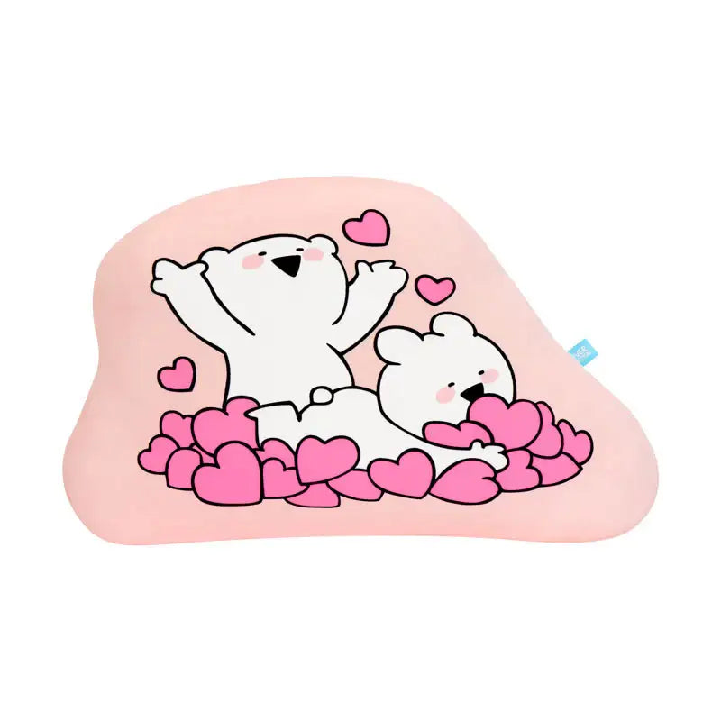 Overaction Bunny - Nap Cushion - Loads of Hearts - Overaction Bunny - Cushion - Harumio