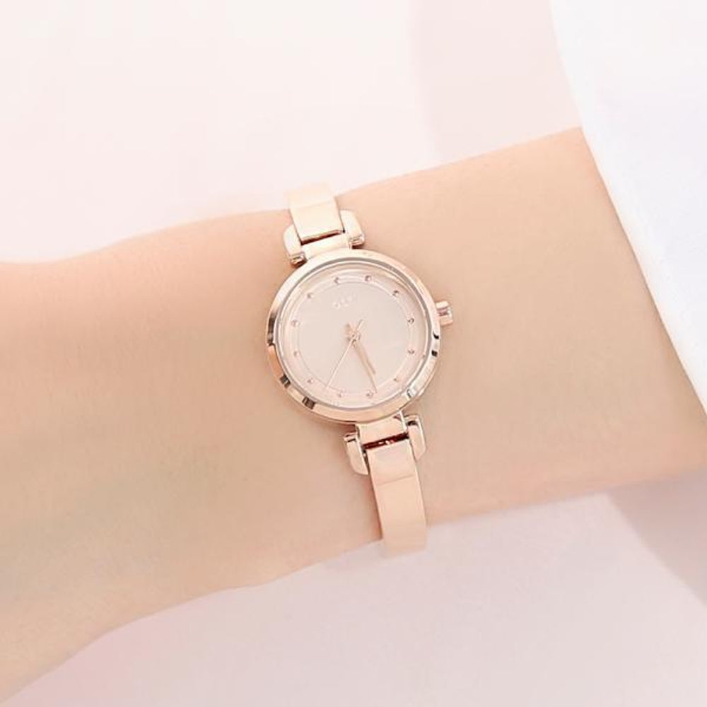 OST - Lovely Dot Rose Gold Women's Metal Watch