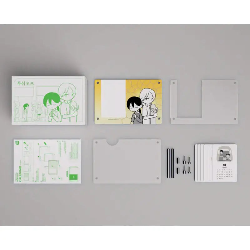Push-off - 2023 Acrylic Calendar - Webtoon Friends - Calendar - Harumio