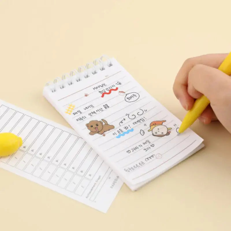 Maru Is a Puppy - Notebook - Webtoon Friends - Notebook - Harumio