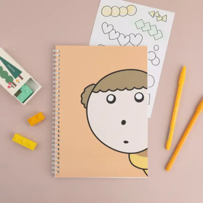 Maru Is a Puppy - Spring Notebook - Webtoon Friends - Notebook - Harumio