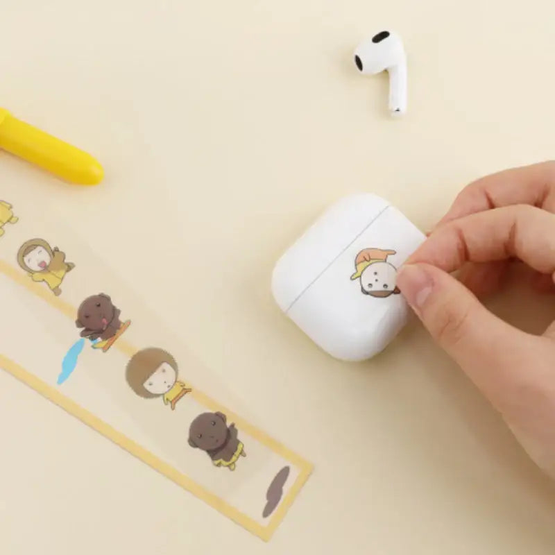 Maru Is a Puppy - Long Sticker - Webtoon Friends - Sticker - Harumio