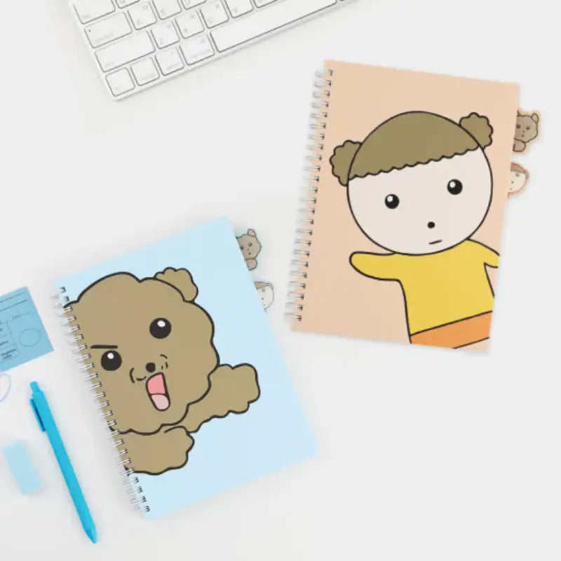 Maru Is a Puppy - Index Notebook - Webtoon Friends - Notebook - Harumio