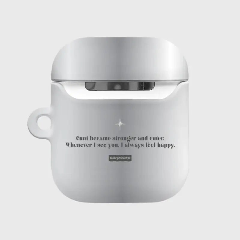 Earpearp x Pengsoo - Steel Cuni Airpods Hard Case (Grey) - Earpearp x Pengsoo - Airpods Case - Harumio