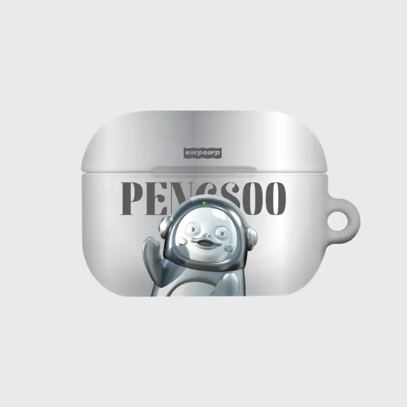 Earpearp x Pengsoo - Steel Pengsoo AirPods Hard Case (Grey) - Earpearp x Pengsoo - AirPods Case - Harumio