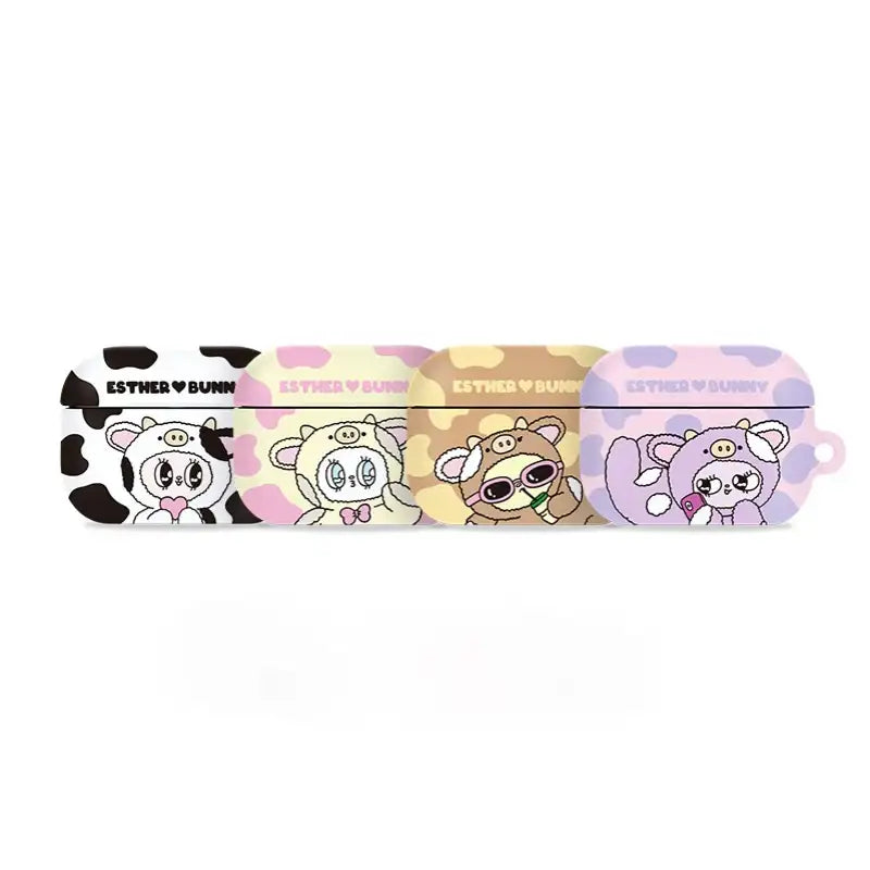 Esther Bunny - AirPods Hard Case - Cow Series - Esther Bunny - AirPods Case - Harumio