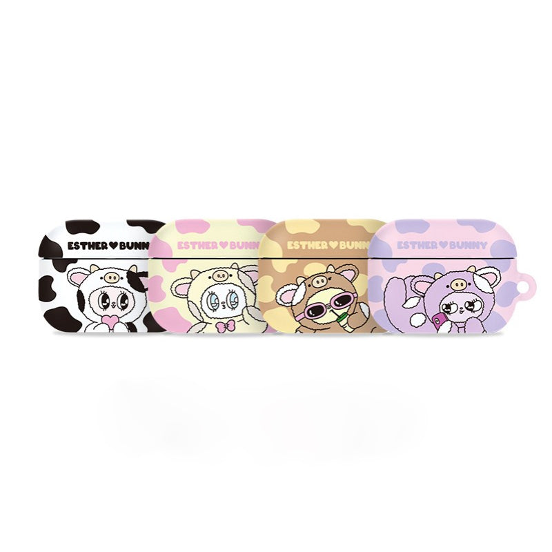 Esther Bunny - AirPods Hard Case - Cow Series