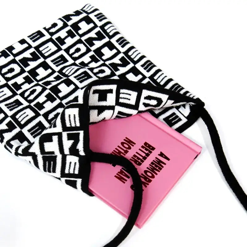 THENCE - Knit Mini Cross Bag CB Logo - THENCE - Bags - Harumio