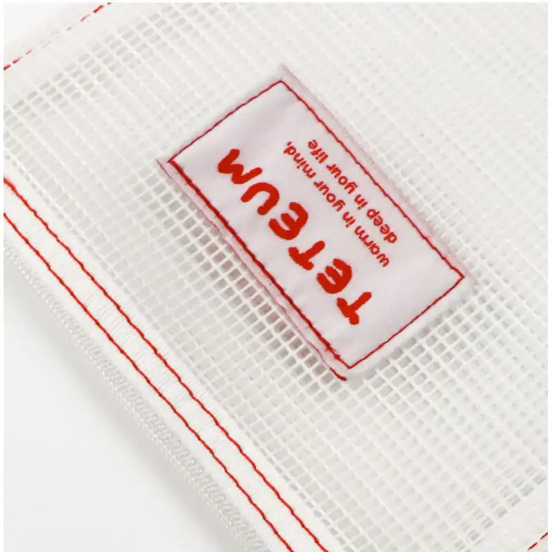 Teteum - Red Point Mesh Pouch - Teteum - Pouches - Harumio