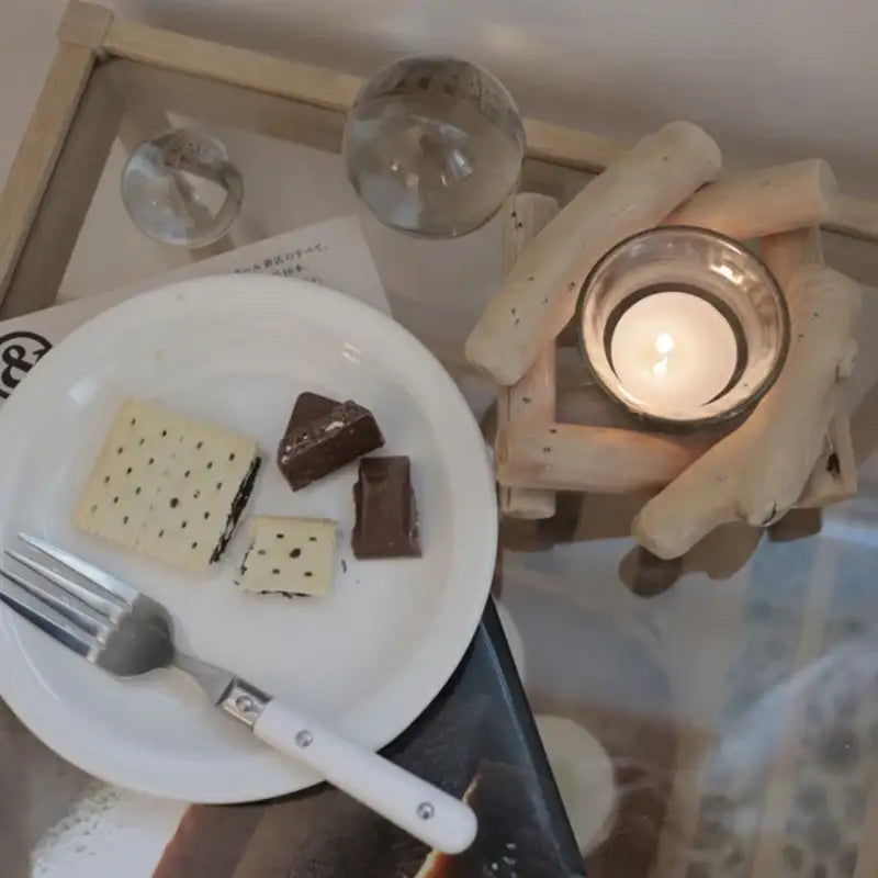 Like A Cafe - Candle Holder And Tea Light - Like A Cafe - Home & Living - Harumio