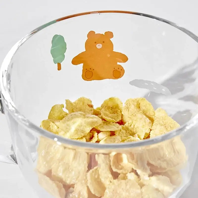 Korean ON Little Buddy - Glass Cereal Bowl - Modern House - Tableware - Harumio