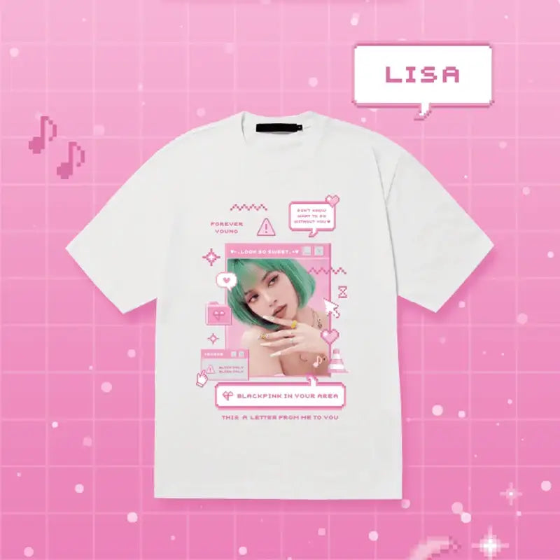 BlackPink - 6th Anniversary - T-Shirts - BlackPink - Fashion - Harumio