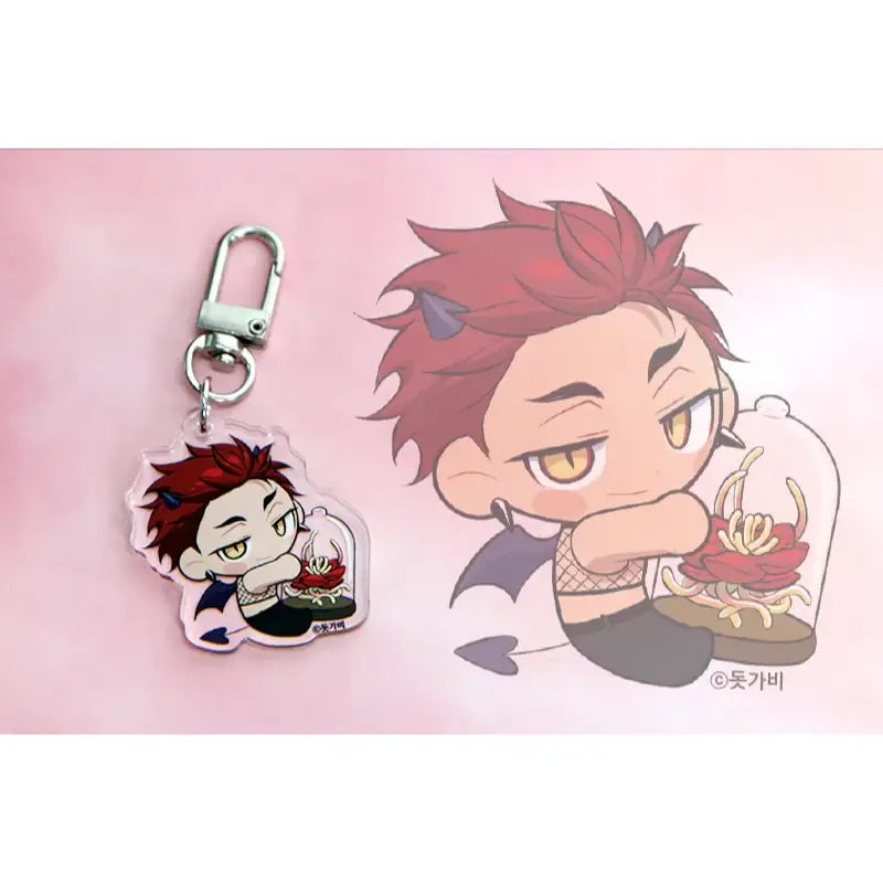 Tentacle Recipe - Acrylic Keyring - Webtoon Shop - Keyrings - Harumio