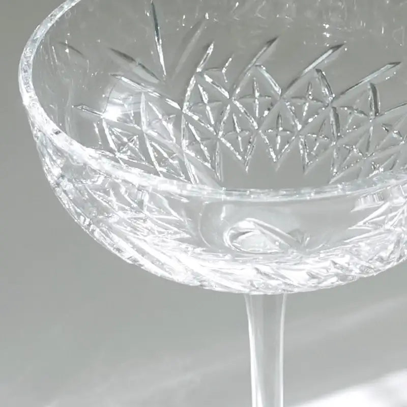 Like A Cafe - Crystal Cut Champagne Goblet - Like A Cafe - Home & Living - Harumio