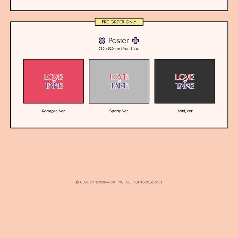 Pentagon - 11th Mini Album - LOVE or TAKE