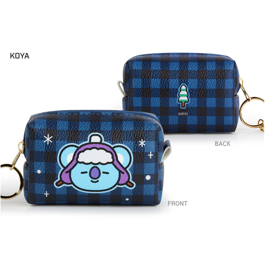 BT21 x Monopoly - Checkered Small Pouch