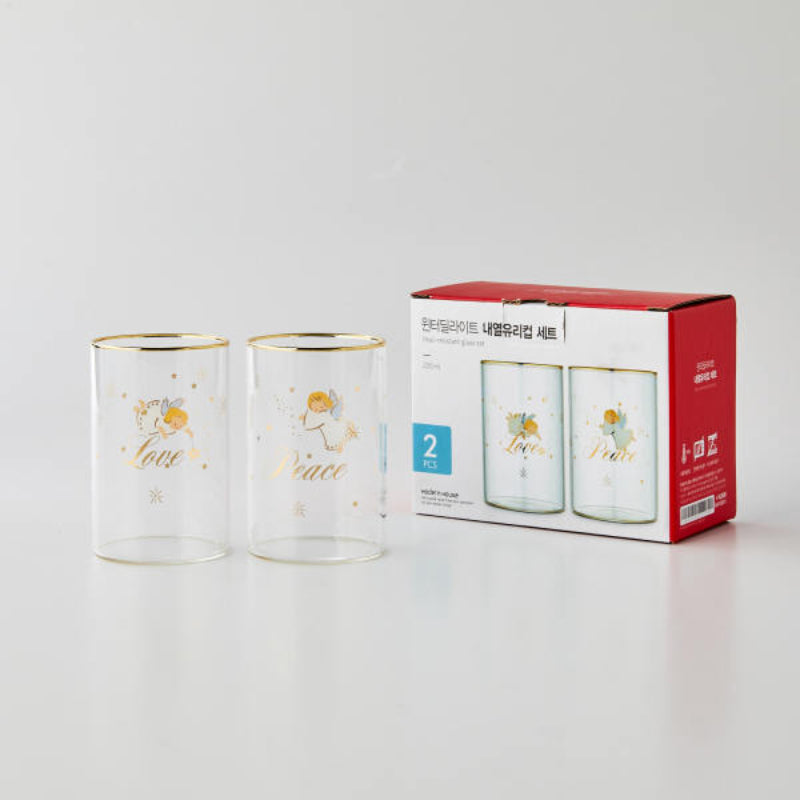 Korean Winter Delight - Slim Glass Cup Set