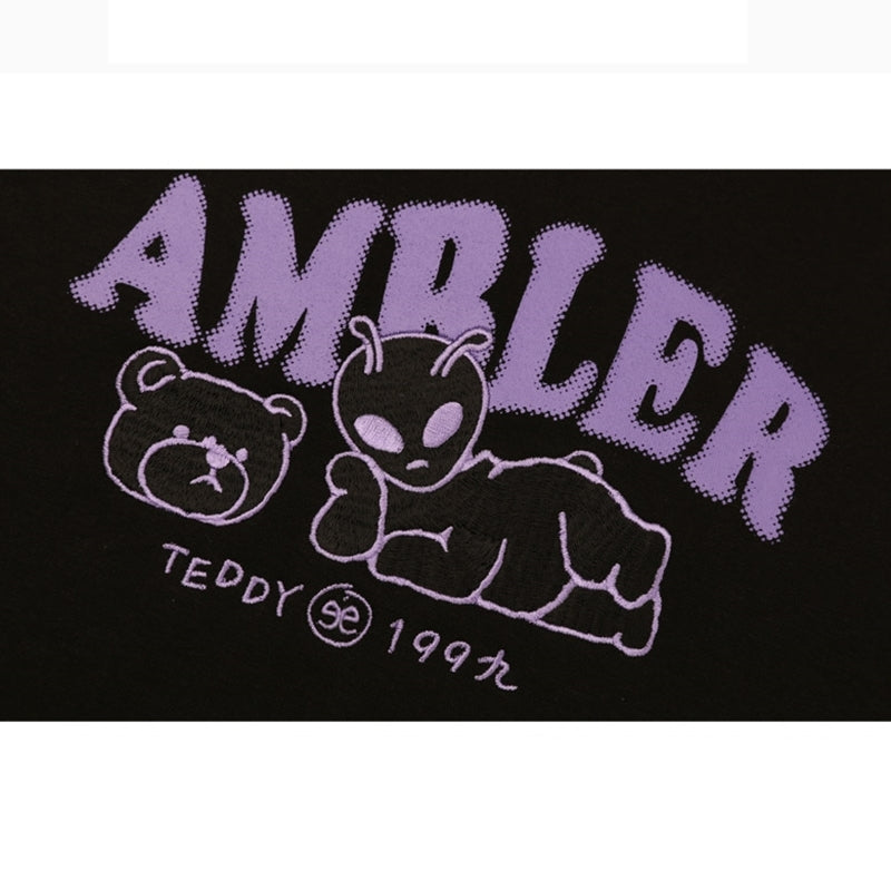 Ambler - Resting Alien Overfit Hoodie Sweatshirt