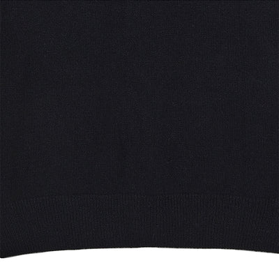 Beyond Closet - Apollo Collection Crew Logo Round Knit Cardigan