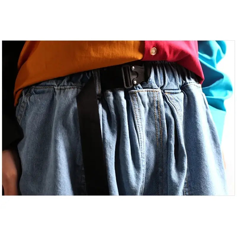 LABel M - Denim Belt Balloon Pants - LABel M - Pants - Harumio