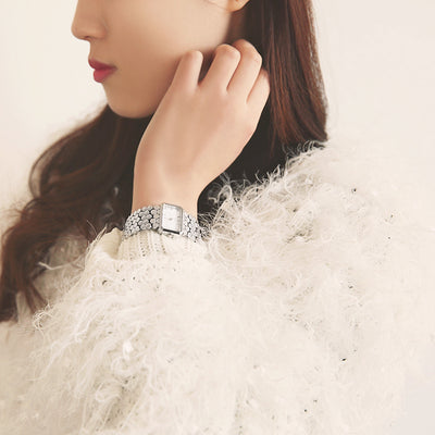 OST - Bling Silver Women's Metal Watch