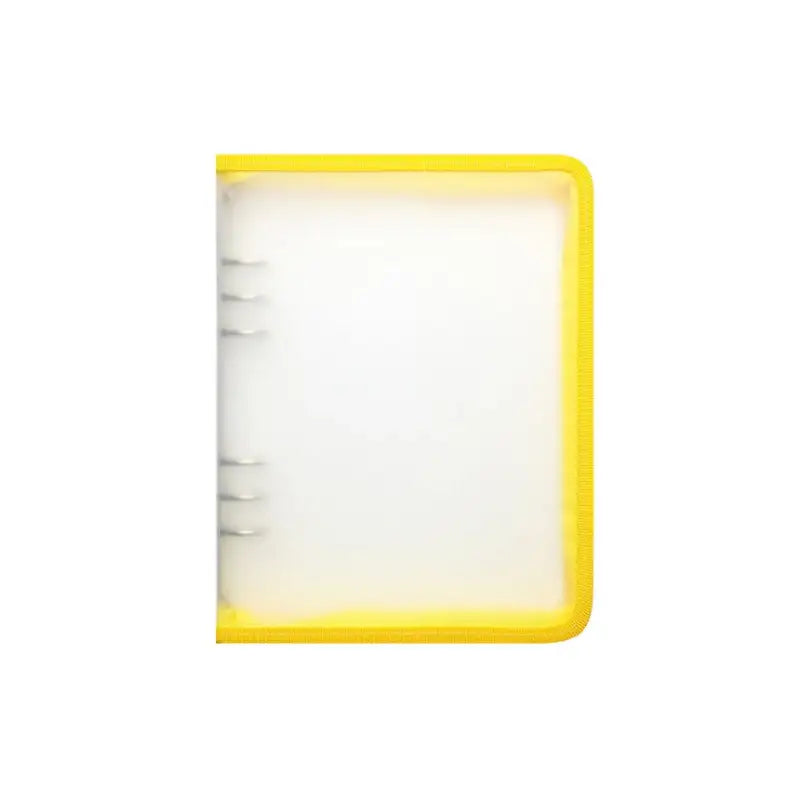Yudaeng - A5/A6 - Translucent Zipper 6 Holes Diary Cover Pocket Binder - Yudaengdotcom - Binder Pockets - Harumio