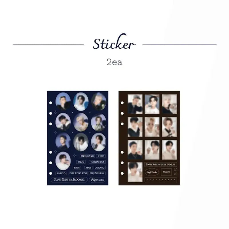 TREASURE - NIGHT GARDEN - PVC Cover Note - TREASURE - Notebooks & Notepads - Harumio