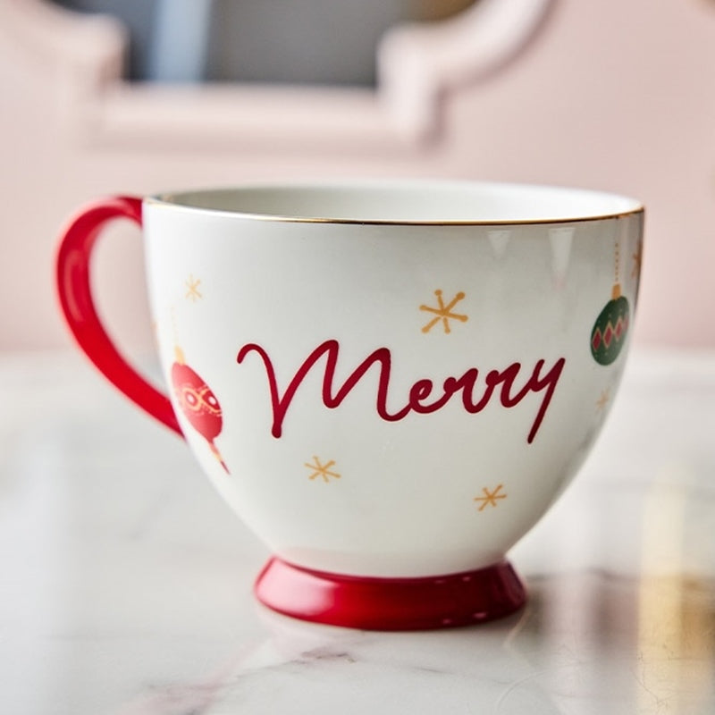 Korean Winter Story - Gold Rim Mug