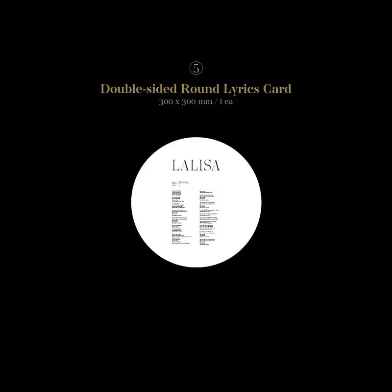 LISA - LALISA Gold Vinyl LP [Special Limited Edition] - LISA - LP Vinyl - Harumio