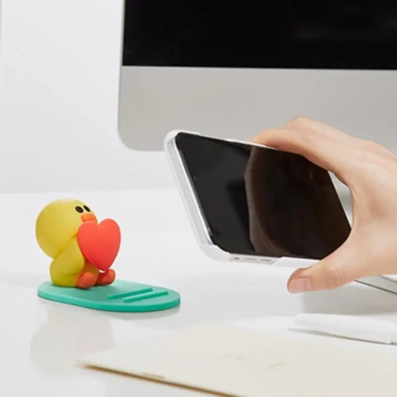 Line Friends - Sally Heart Figure Stand - Line Friends - Accessories, Toys - Harumio