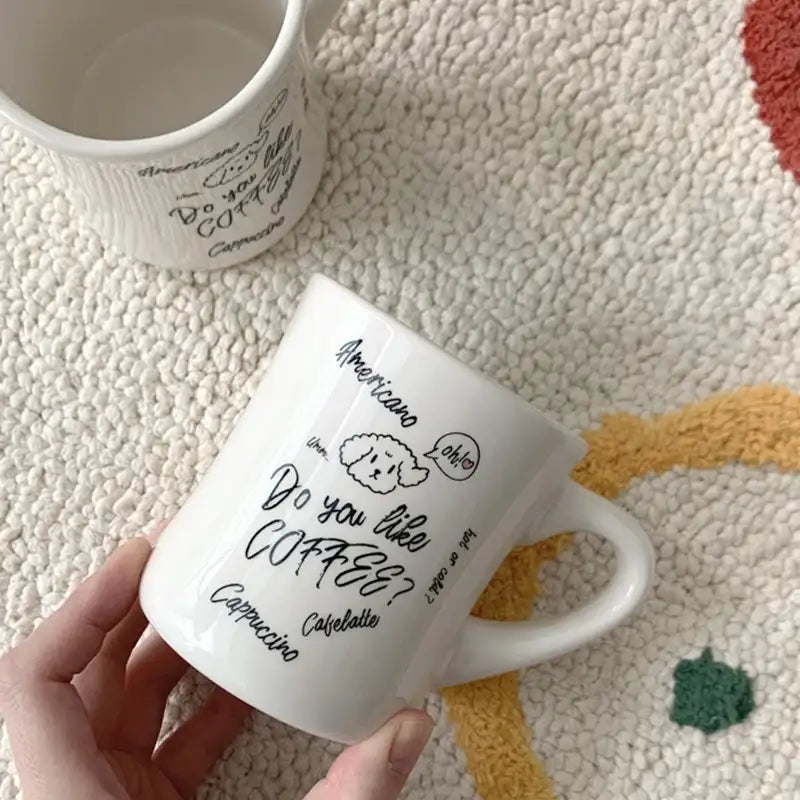 Like A Cafe - Oh, Puppy! Café Mug - Like A Cafe - Home & Living - Harumio