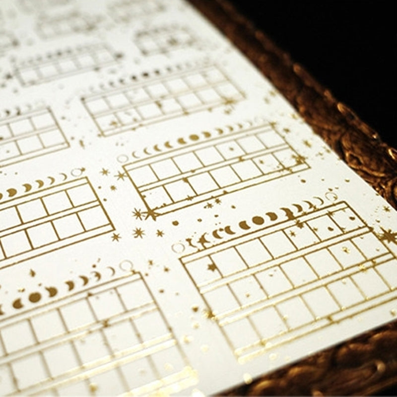 Libet - Moon Gold Foil Manuscript Sticker