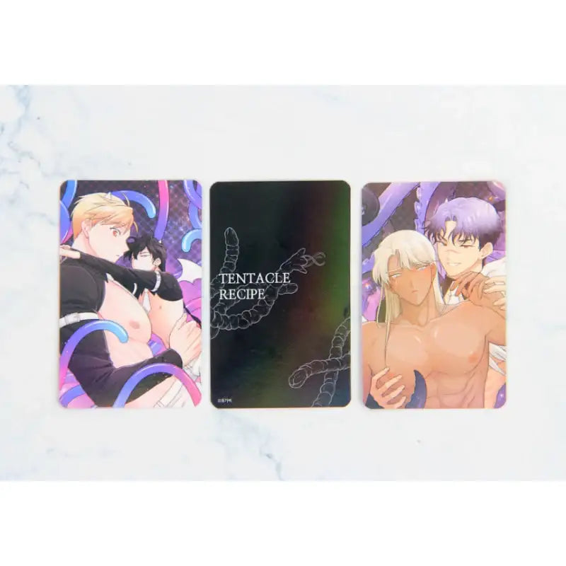 Tentacle Recipe - Autographed Colored Paper + Hologram Card Set - Webtoon Shop - Colored Paper - Harumio