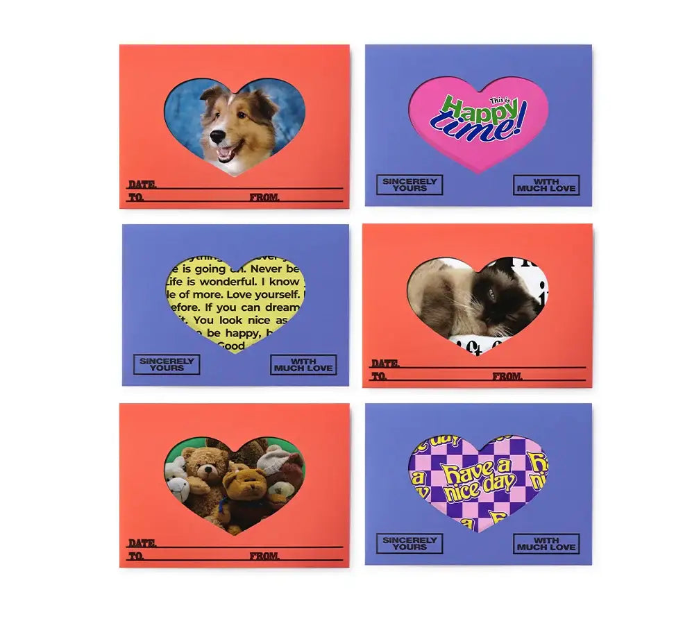 THENCE - Heart Frame Card Set - THENCE - Accessories - Harumio
