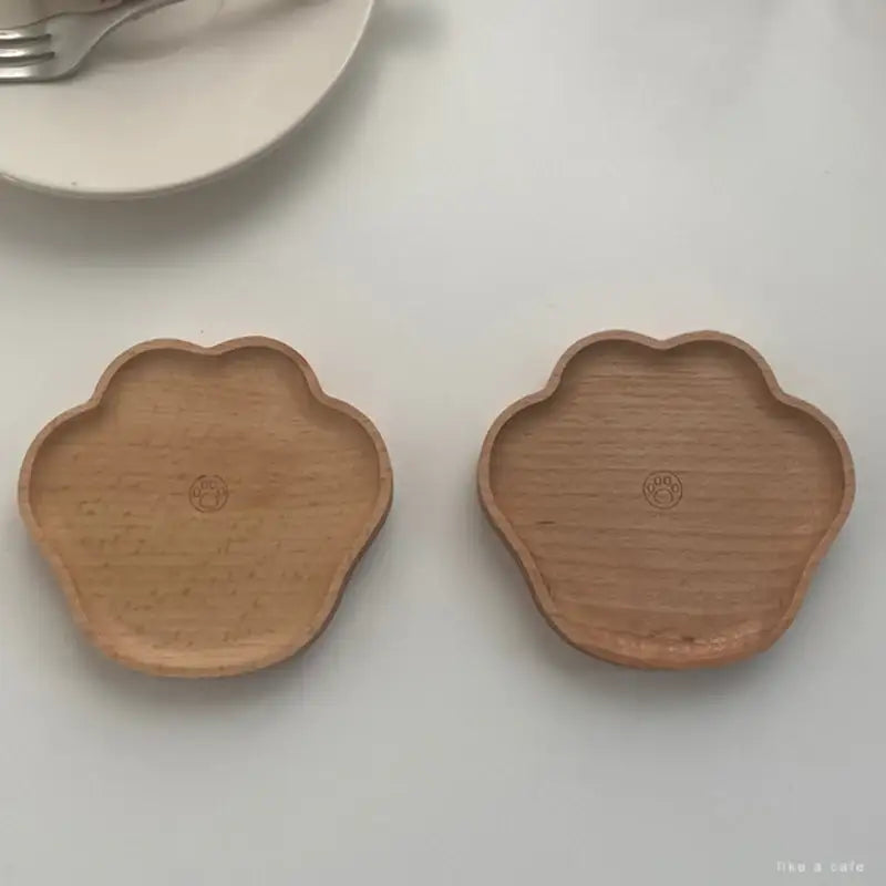 Like A Cafe - Wood Bear Coaster - Like A Cafe - Home & Living - Harumio
