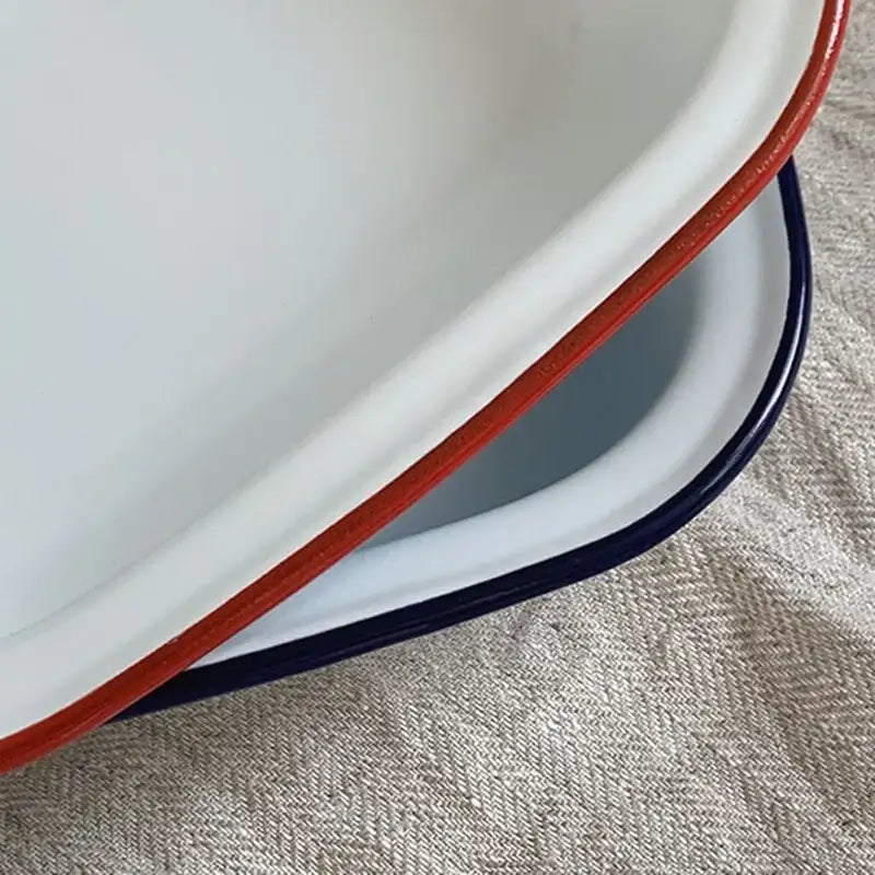 Like A Cafe - Enamel Oval Bowl - Like A Cafe - Home & Living - Harumio