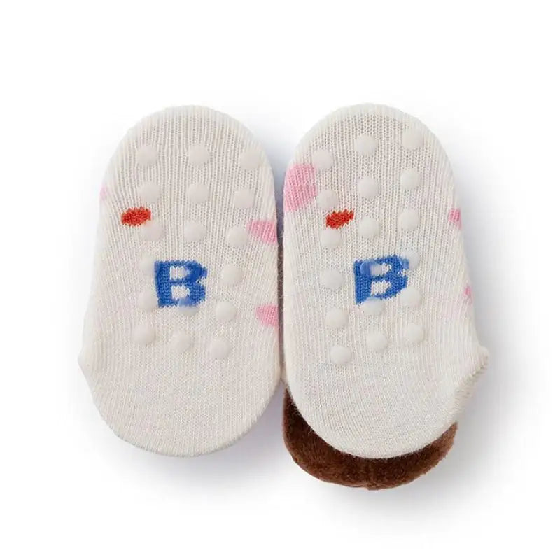 Line Friends - Brown Infant Doll Socks - Line Friends - Socks - Harumio