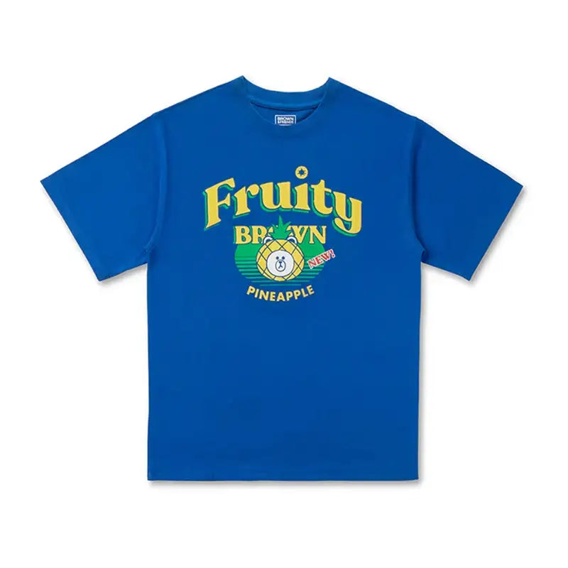 Line Friends - Fruity New Short Sleeve T-shirt - Line Friends - Clothes - Harumio