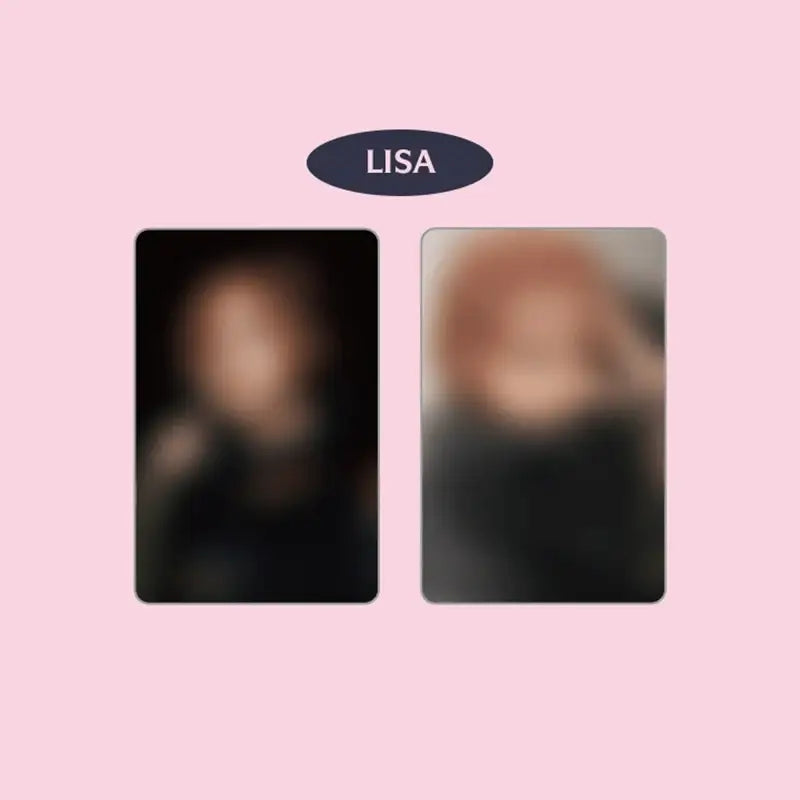 BlackPink - Born Pink - 2 Pocket Photo Card Holder - BlackPink - Photo Holder - Harumio