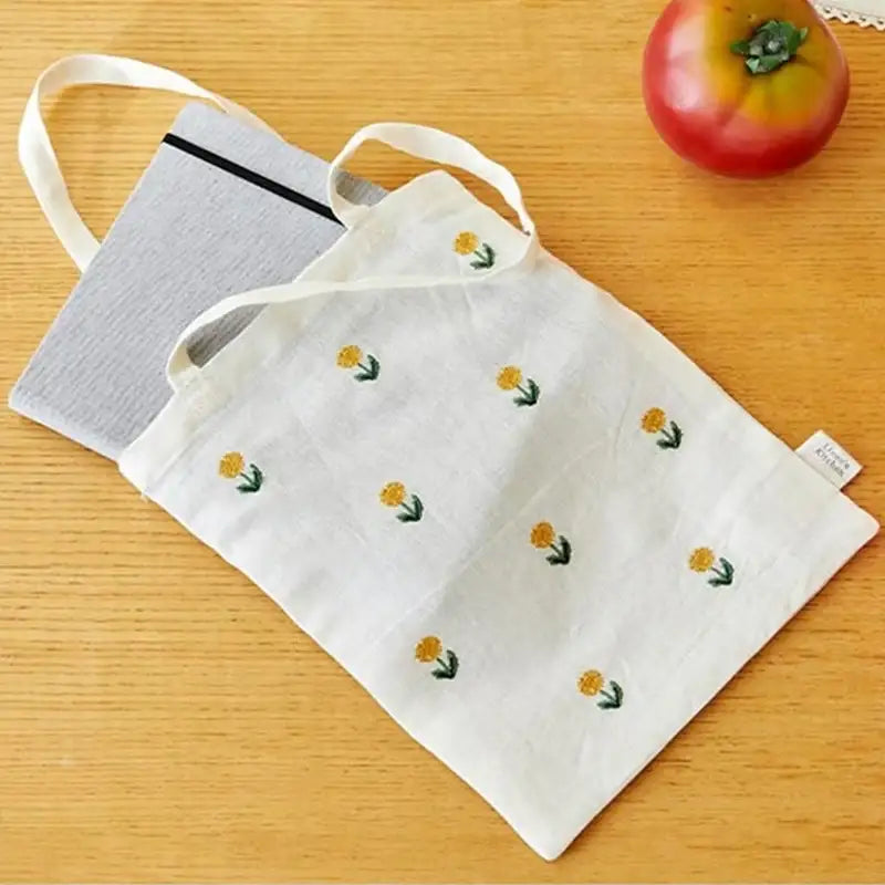 Korean L Dandelion - Tote Bag - Modern House - Tote Bags - Harumio