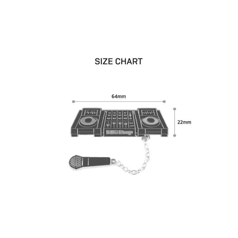 BTS - MIC Drop - DJ Controller Badge - BTS - Accessories - Harumio
