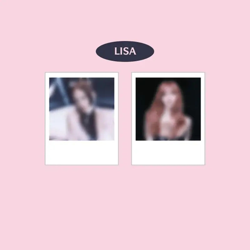 BlackPink - Born Pink - Polaroid Photo + Sticker Set - BlackPink - Polaroid Photo - Harumio